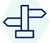 Street sign icon